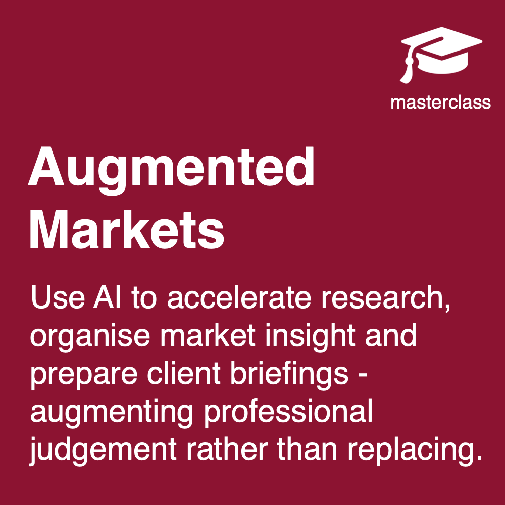 Augmented Markets: use AI to accelerate research, organise market insight and prepare client briefings