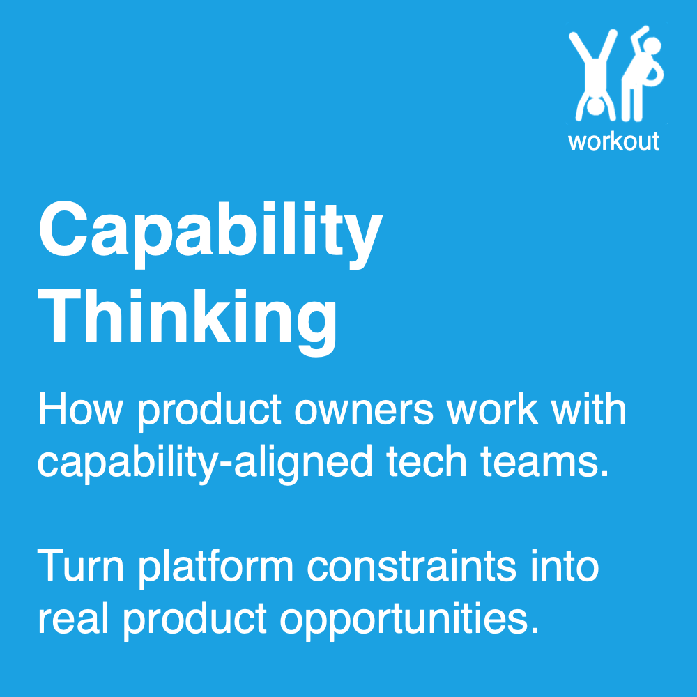 Capability Thinking module: map platform capabilities, dependencies and constraints before choosing a solution.